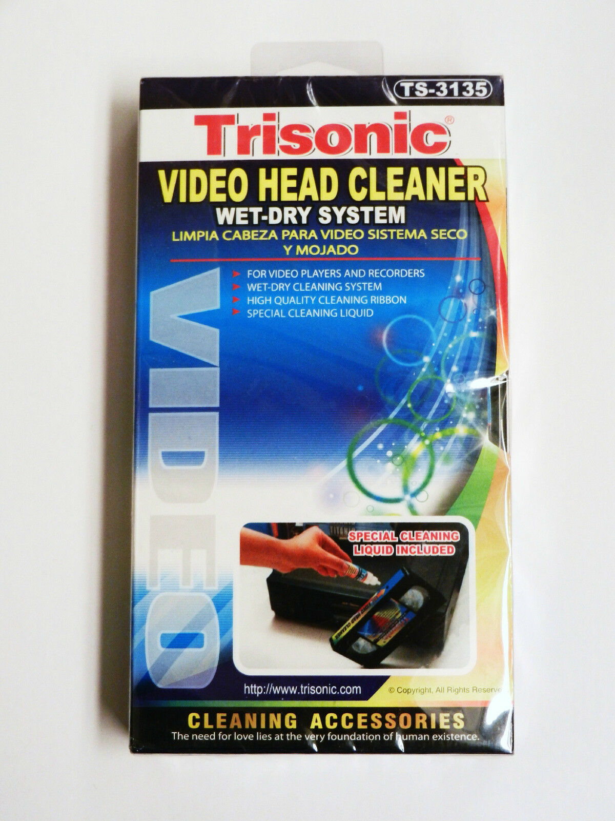 Video Head Cleaner For Vhs Vcr Player Recorder