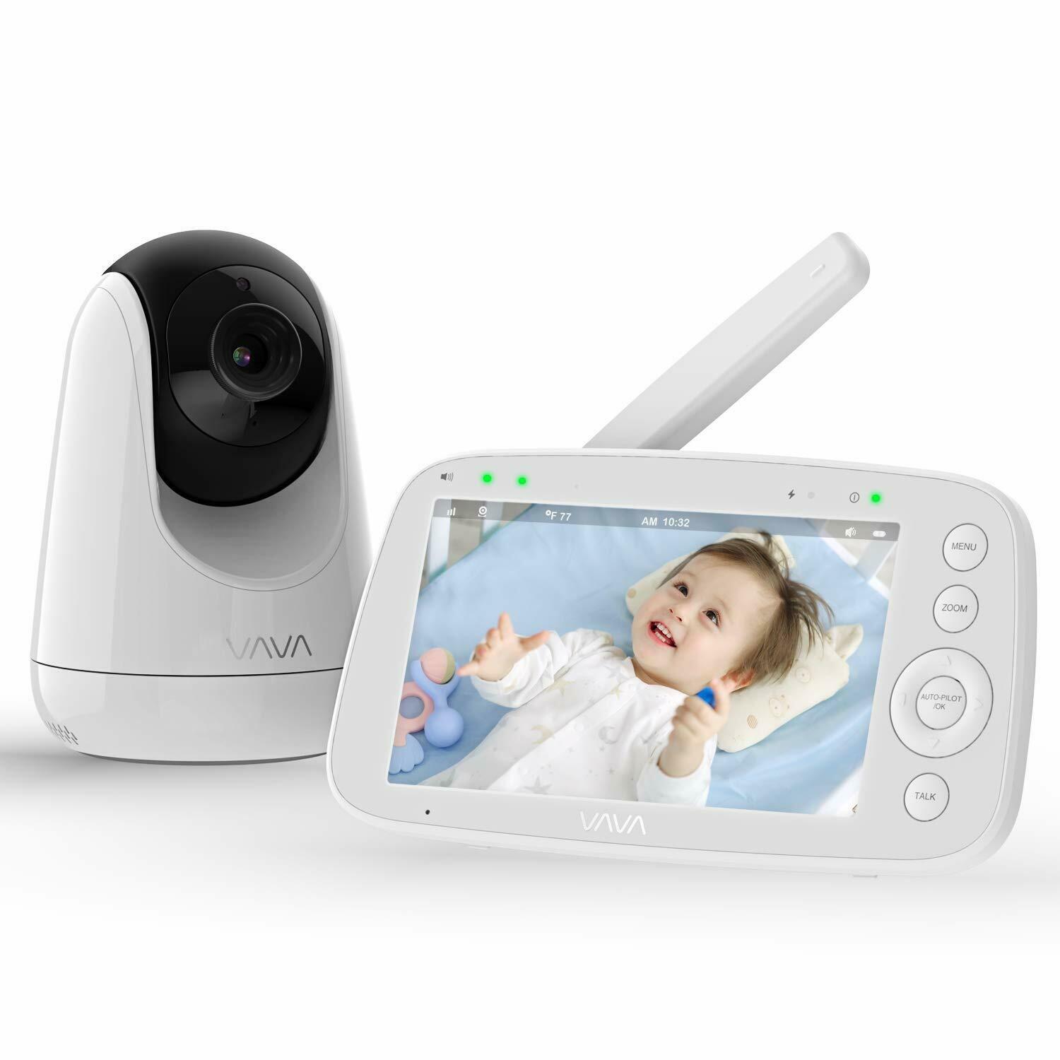 Vava Va-ih006 720p 5" Hd Baby Monitor With Camera And Audio 4500 Mah Battery