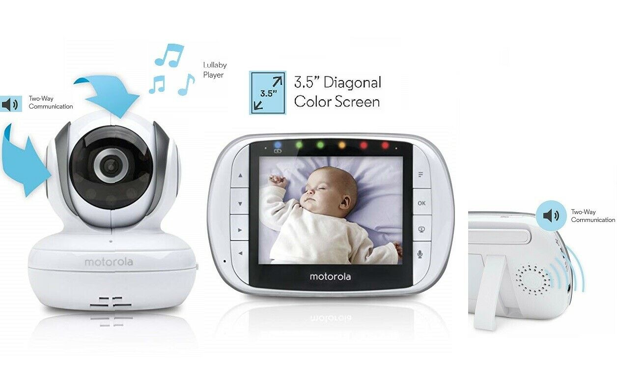 Motorola Mbp36s Remote Wireless Video Baby Monitor Baby Monitor Remote Tilt Zoom